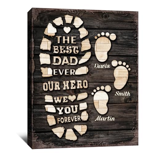 Custom Footprint Canvas Print