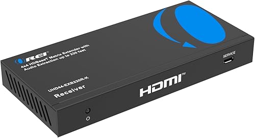 Miniatura 7 de OREI Matriz extensor HDMI 4K 4x4 profesional - HDBaseT UltraHD 4K  60Hz 420 sobre cable CAT5e67 individual con conmutador HDR y control IR, RS-232 -