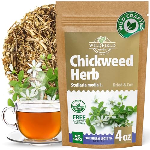 Image of 4 oz. Chickweed Herb Chickweed Tea (Stellaria Media) - 113g (4 oz) Herbal Tea Hierba De La Gallina Capiqui