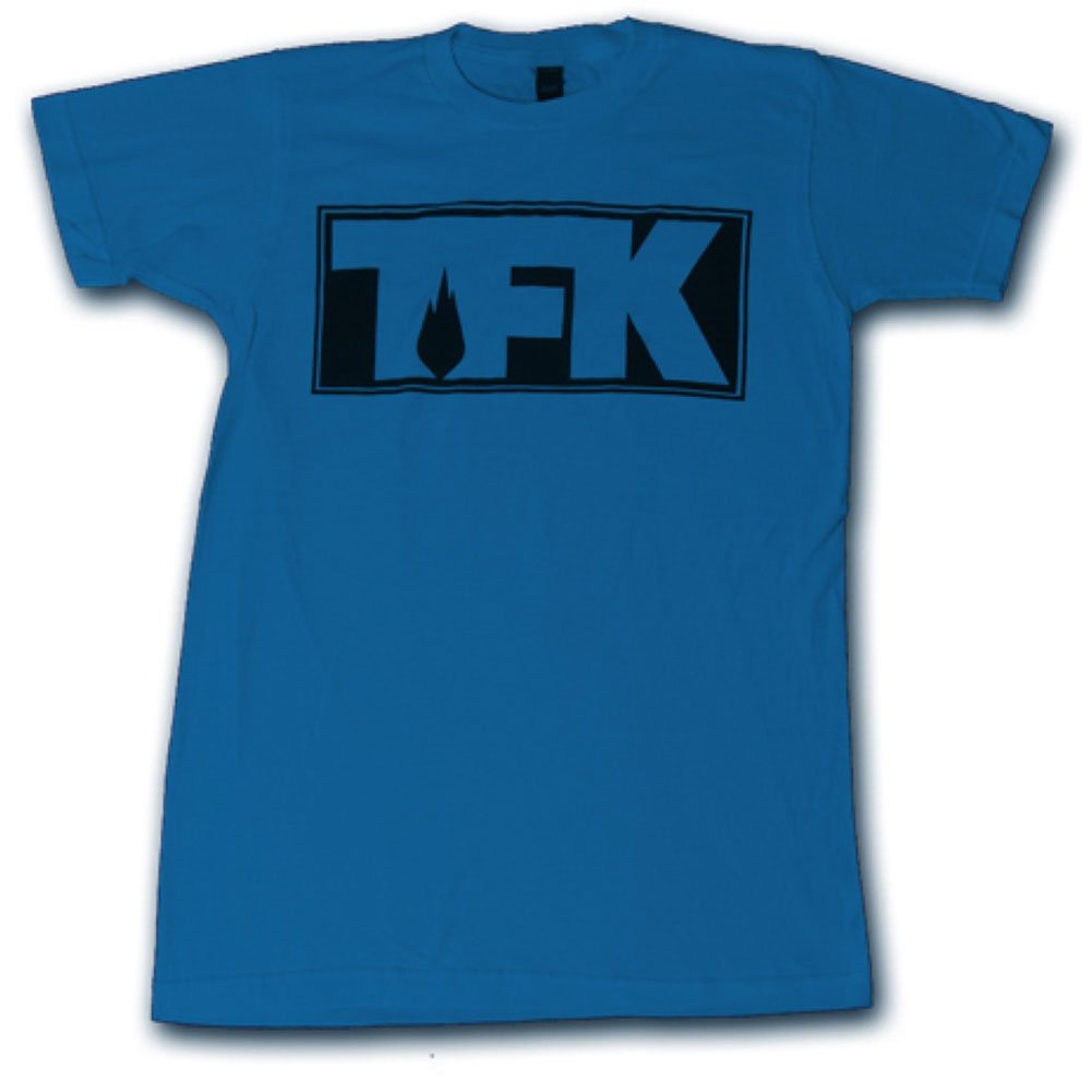 Thousand Foot Krutch Men's TFK Outline Logo T-Shirt Teal