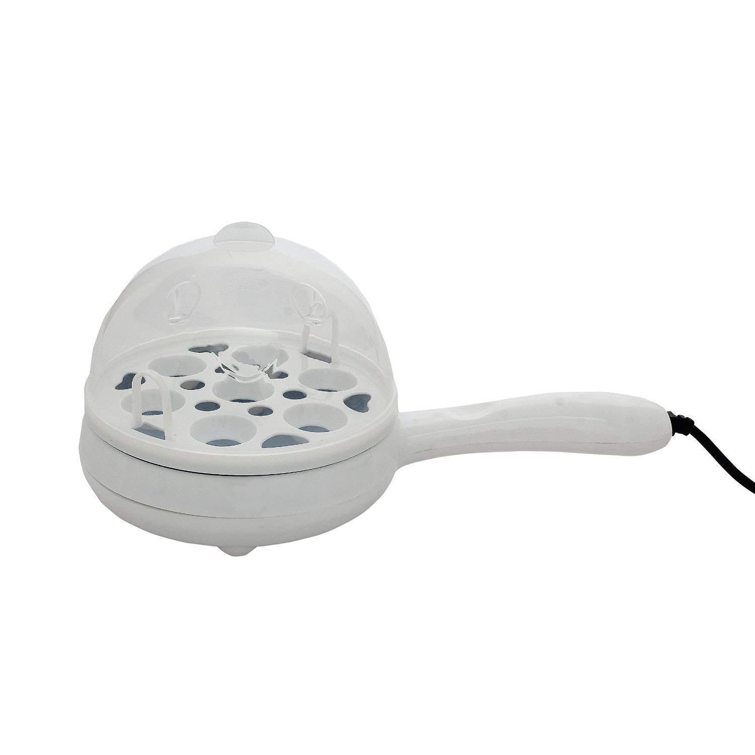 XIBO Single Layer Fry Egg Boiler with Non Stick Fry pan Electric for Omelette Maker and Other Egg Variety.-image-43