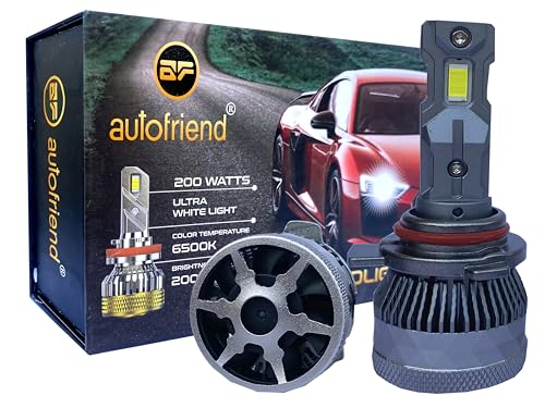 Image of LED Headlight Bulb, 40000LM, 6000K Cool White, IP67 Waterproof (af-9012-200w)