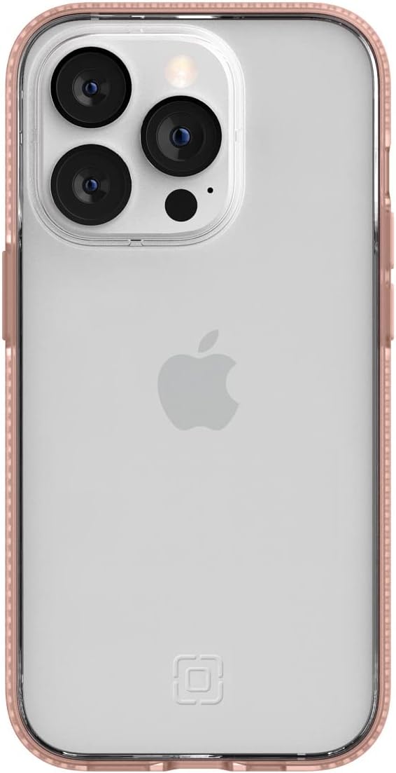 Incipio Idol Series Case for iPhone 14 Pro, Minimalist and Sustainable Protection – Rose Quartz/Clear (IPH-2025-RQC)