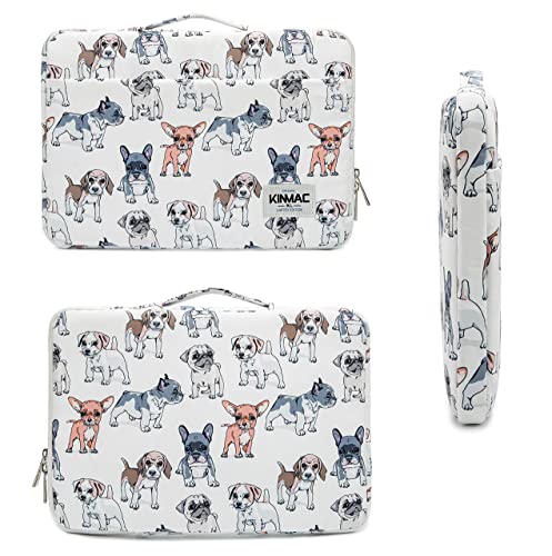 Kinmac Dogs 360° Protective Laptop Sleeve With Handle Computer Case Bag For Surface Pro,Macbook Pro 13",Macbook 12",New Macbook Air 13" Retina And Ipad Pro 12.9 #TOP6