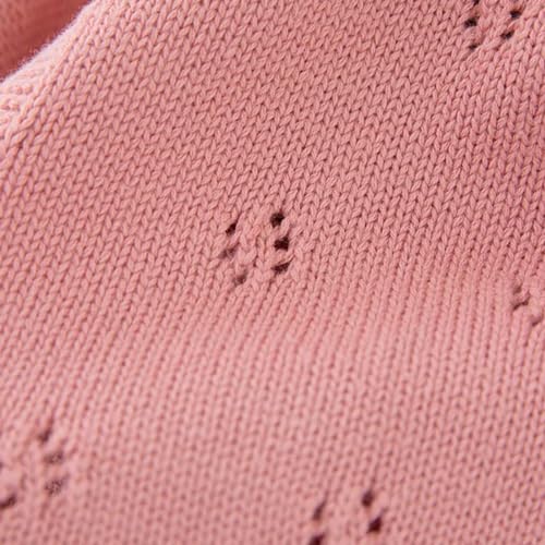 Baby Pullover Sweater Toddler Boys Girls Cardigan Solid Hollow Long Sleeve Knitted Coat Party Birthday School Warm3