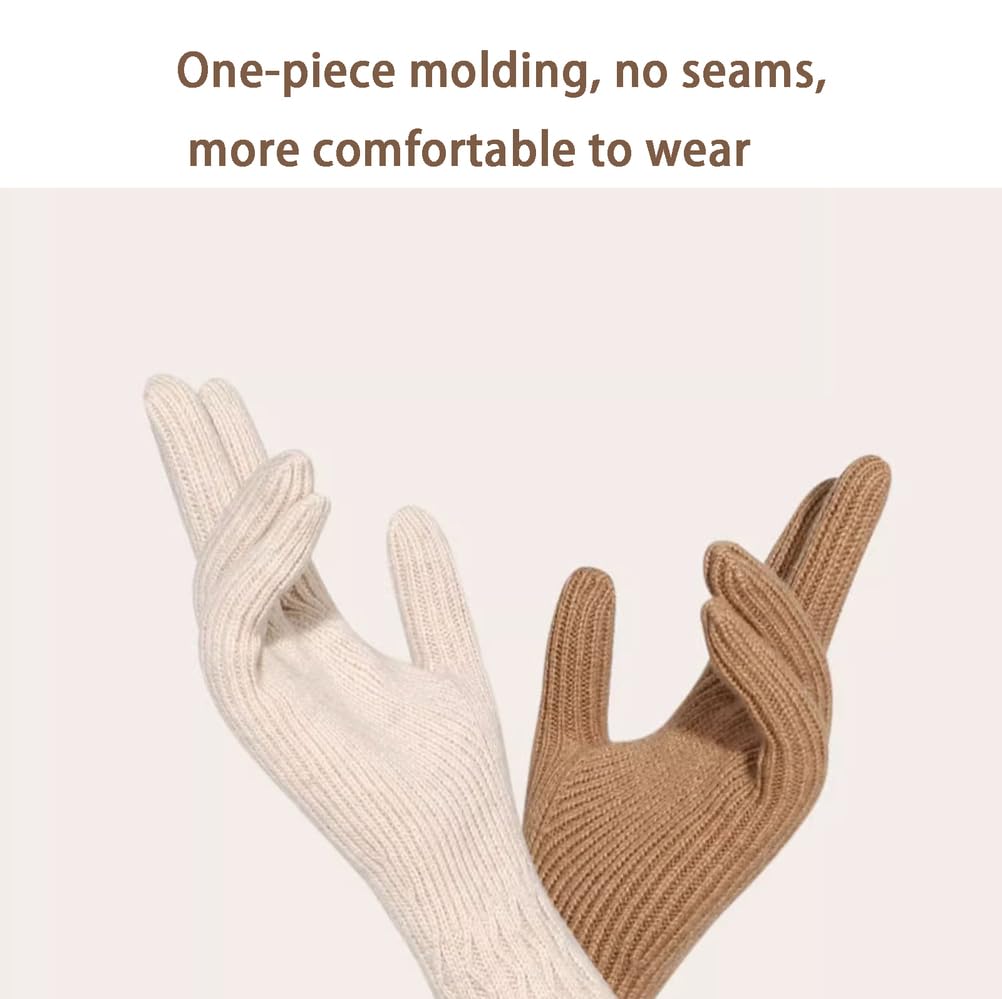 100% lana guanti invernali da donna jacquard knit pieghevole polsino elastico caldi guanti per adulti per la guida sms