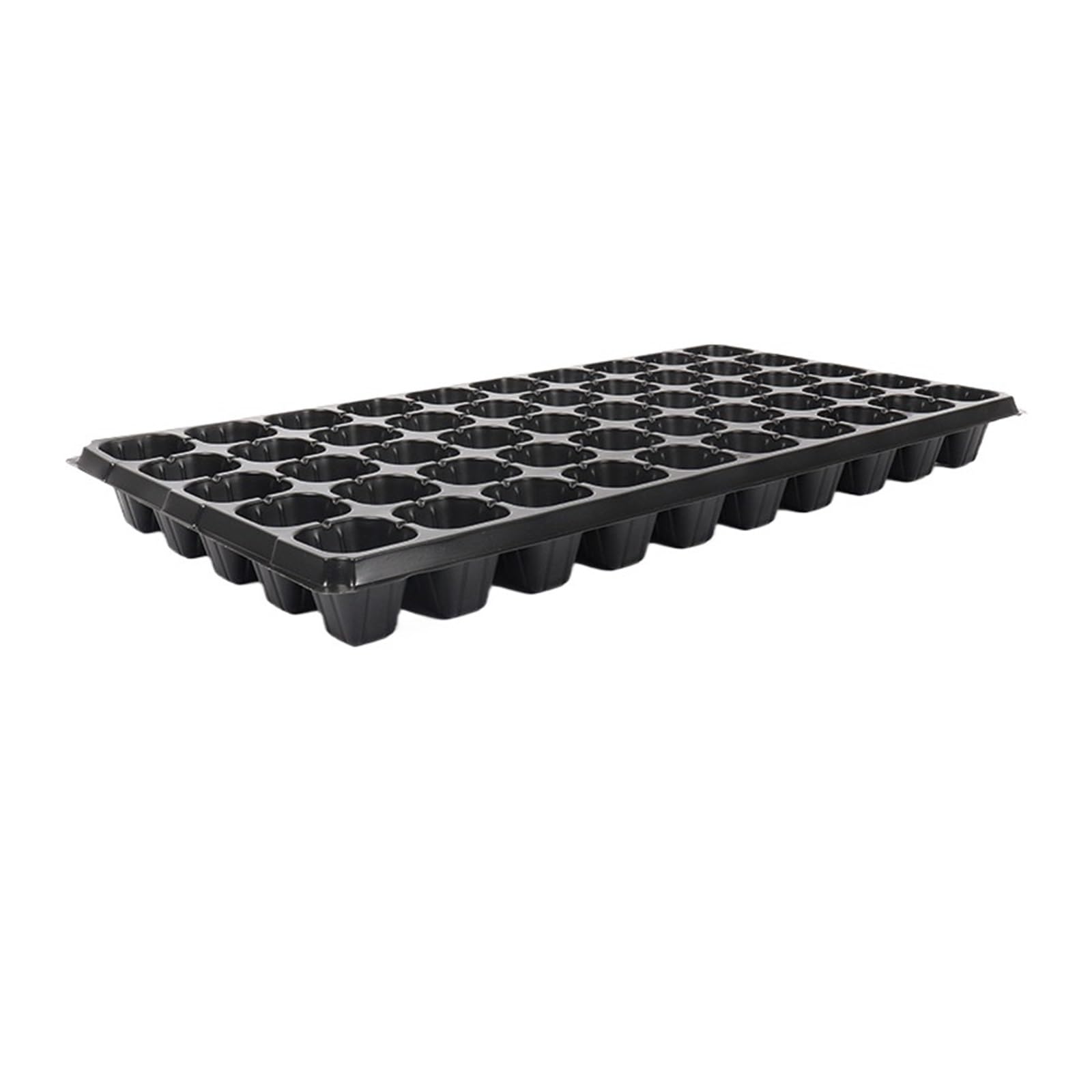 MFWHEFJ Seed Tray Four Different Sizes Nursery Trays Greenhouse Germination Growth Courtyard Lawn Horticulture Planting Agricultural(50 holesX 10pcs)