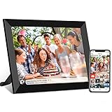 Phantom Digital Photo Frame WiFi - 10.1 Inch Touchscreen Digital Picture Frame - Auto Rotation, Smart Photo Frame WiFi - Share Photos & Videos Instantly - 1280x800 IPS Display, Black