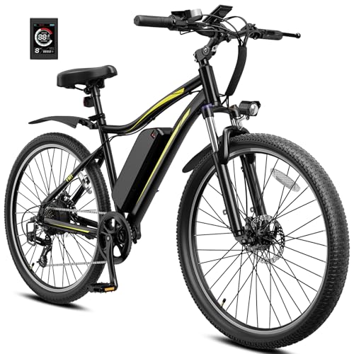 Heybike Electric Bike for Adults, 28mph Electric Mountain Bike, 1200W Peak Motor, up to 50Miles, 480WH Removable Battery - Detailed View