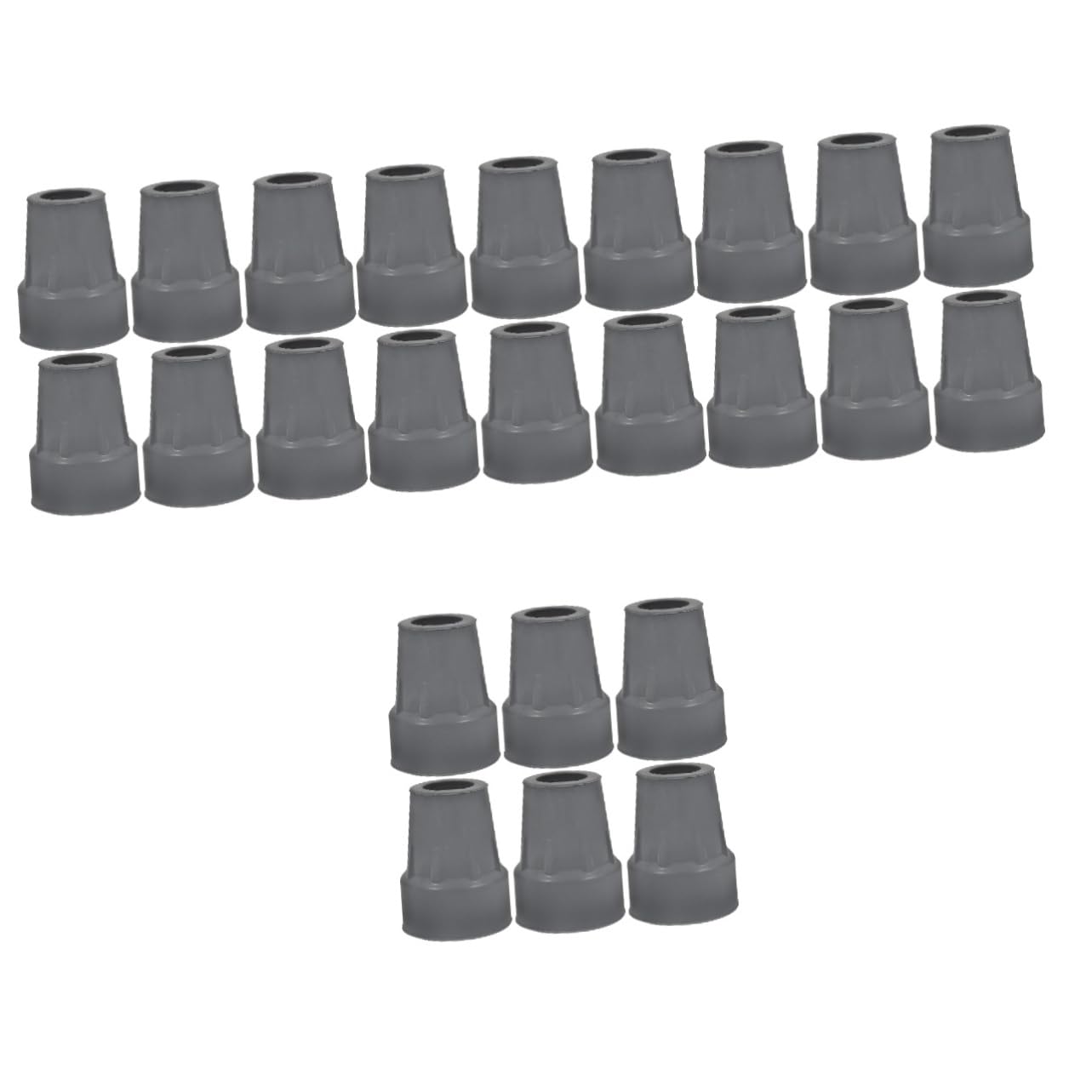 SHERCHPRY Muletas Alfombrilla Antideslizante Acolchado Para Pies Andador Consejos Para Bastón Soporte Para Muletas Accesorios Puntas Para Bastón Accesorio Funda Para 6 piezas x 4