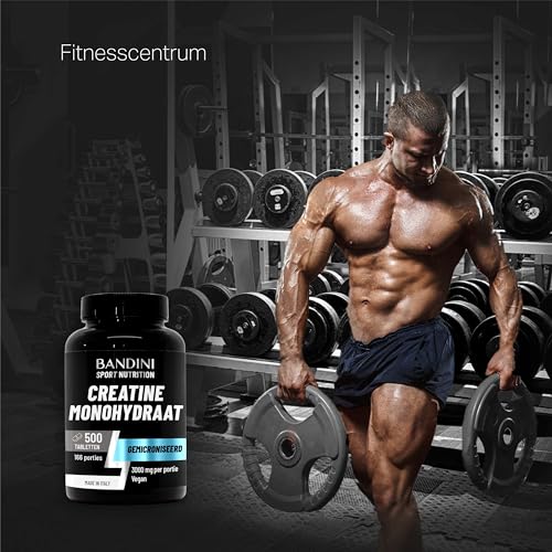 Bandini® Gemicroniseerde Creatine Monohydraat 500 tabletten van 3000 mg per dosis - Supplement voor training, sportschool en pre-workout - Veganistisch - 100% puur Creatinemonohydraat - Afbeelding 5