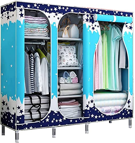 Armoire simple en tissu ouverte pour chambre et dressing moderne