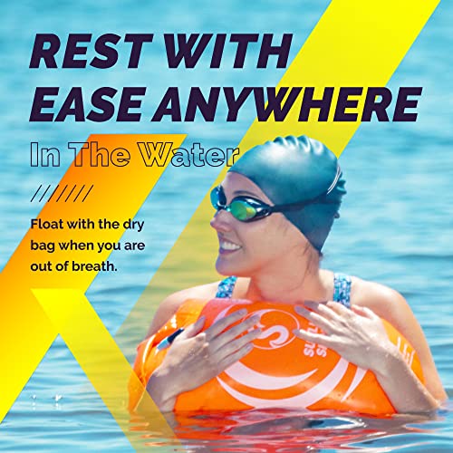 Flotador de Natación Premium Sunlite Sports, Ultra Visible, Impermeable, para Entrenamiento en Aguas Abiertas, para Nadadores, Triatletas, Kayakistas y Buceadores miniatura 2