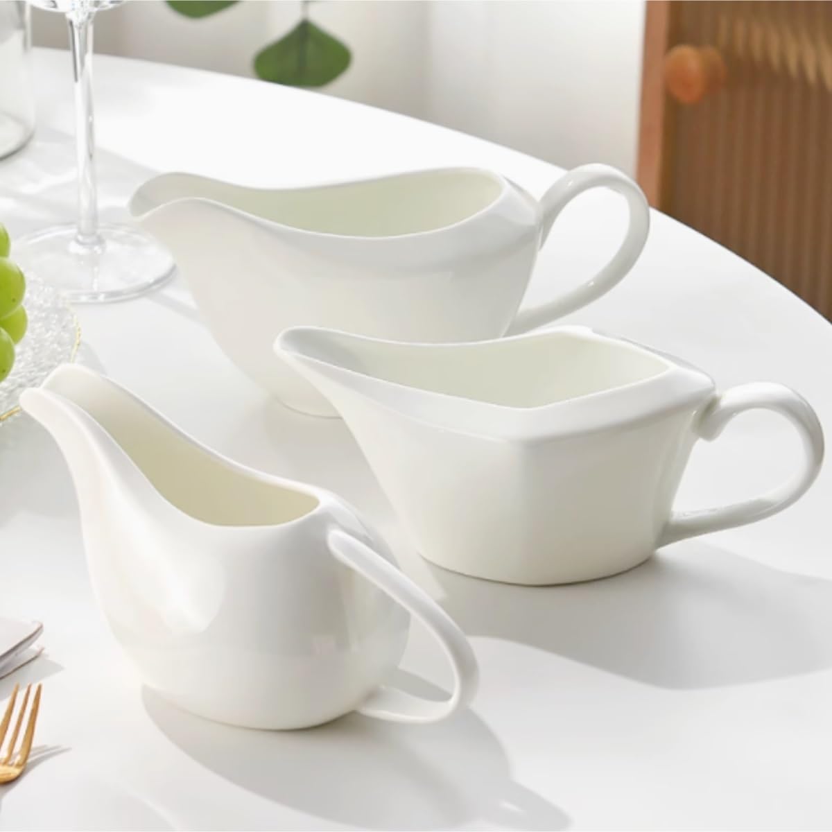 MRKU Pot à Lait, saucière, Tasse à Eau, pichet, crémier, Distributeur de café, sucrier, Bol en céramique de Style Western