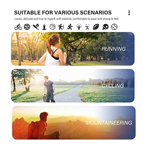 ULTECHNOVO Silício Faixa de Relógio de Substituição Com Tampa Da Caixa Do Relógio Strap Relógio de P