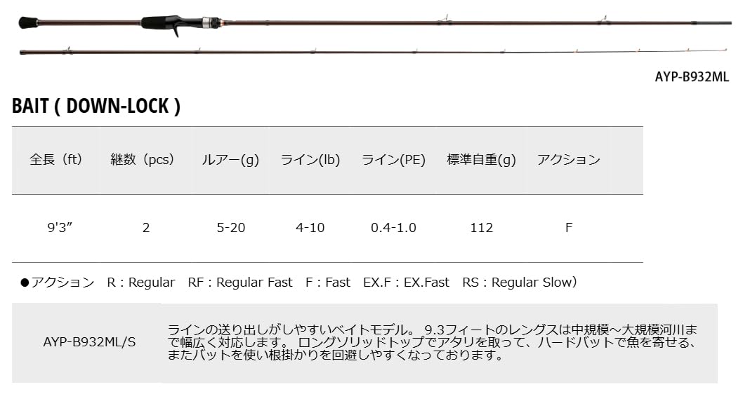 Amazon | メジャークラフト アユパラ AYP-B932ML/S | Major Craft