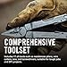 LEATHERMAN, Rebar Multitool with Premium Replaceable Wire Cutters and Saw, Stainless Steel