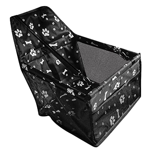 Asiento de coche para perros | Bolsas de transporte para perros pequeños con malla de aire | Diseño multifuncional: se puede convertir en una cama para perros o en un cojín de sofá para perros para
