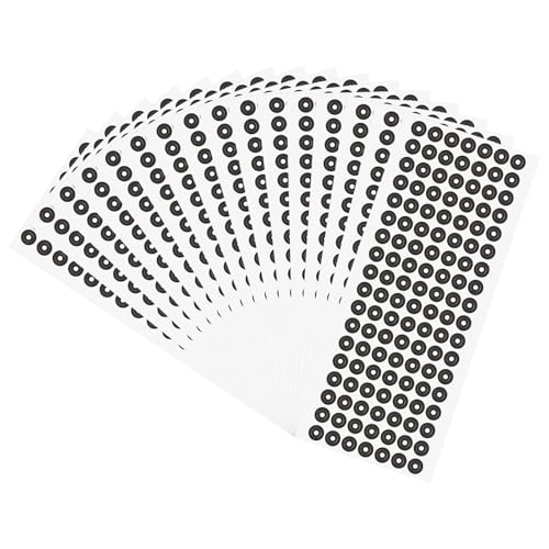 QUARKZMAN 1750 Stück 3D-Scanner-Marker 1,5 mm für 3D-Scanner, 3D-Tracking-Dots-Referenzpunktmelder, 3D-Ziel, diffuse Reflexionsmarker für 3D-Scanner und optisches Tracking