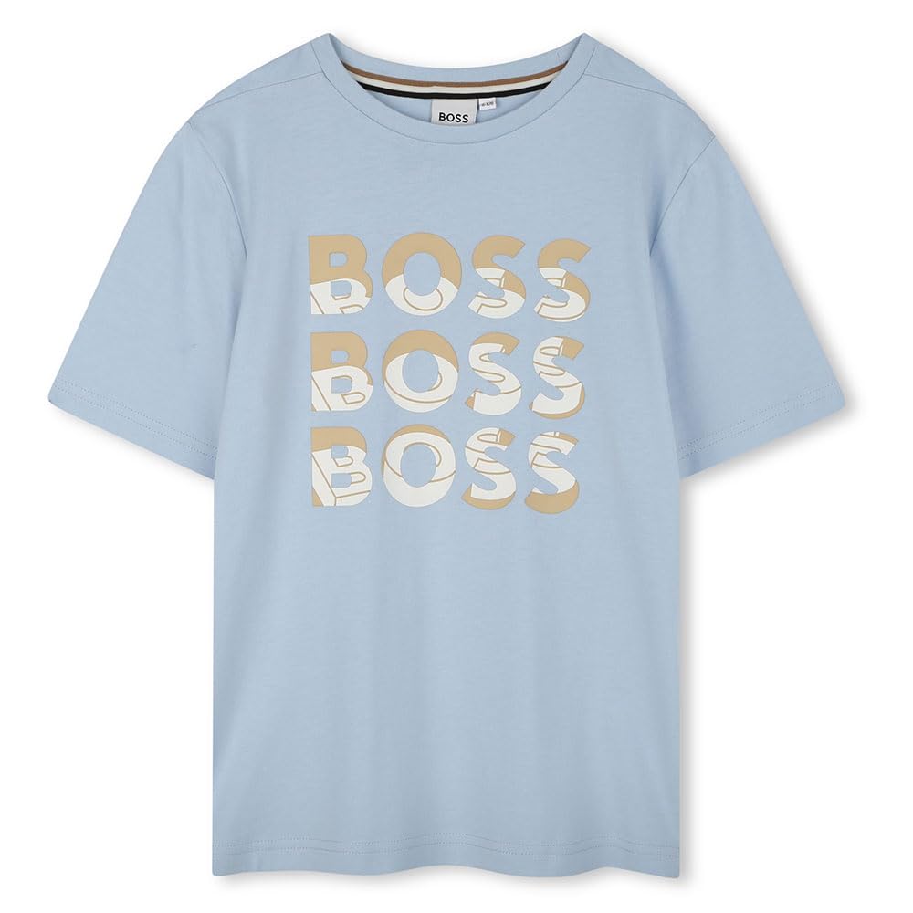 BOSS T-shirt dziecięcy - niebieski J52038 887 niebieski dziecięcy