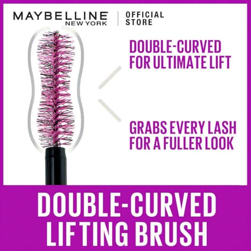 6. Bild von Maybelline New York Mascara mit Falsche-Wimpern-Effekt, Falsies Lash Lift, 01 Black, 9,6 ml 9.6 ml (1er Pack)
