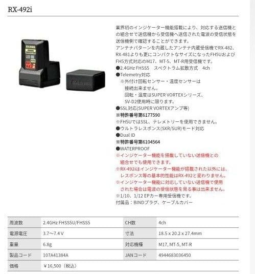 Amazon.co.jp: SANWAサンワRX492i 受信機 : おもちゃ