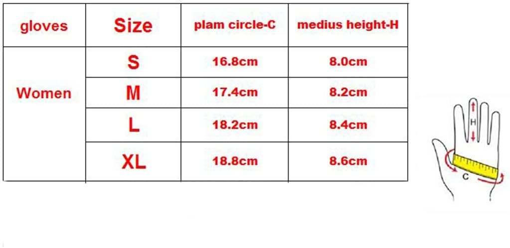 n/a Thin Half Finger Leather Gloves Women's Gloves Half Finger Gloves Driving Cycling Gloves Mittens (Color : A, Size : Large) : Clothing, Shoes & Jewelry