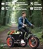 NOMIGO Electric Tricycle for Adults Motorized Tricycle Brushless Motor 3 Wheel E-Trike 48V15AH Removable Lithium Battery Max Range 75KM 20 * 4.0'' Fat Tire Motorized E-Trike 004O #2