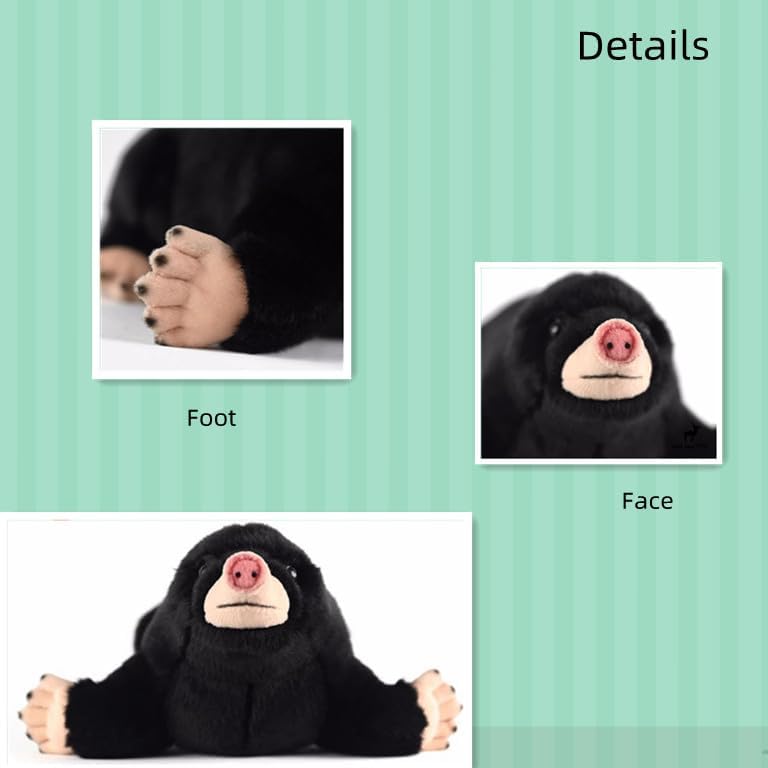 Mole Plush Stuffed Animal Toy, Little Mole Plush, Simulated Animal Doll Toys, Party, Home Decor - Image 2