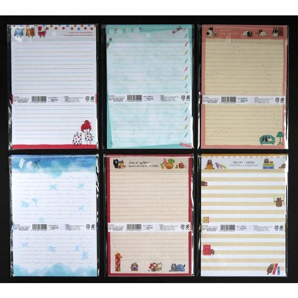 Amazon.co.jp: レターセット キャラクター 便箋10枚・封筒5枚