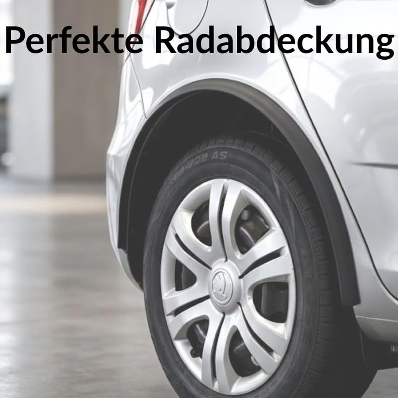 Universal Kotflügelverbreiterung 22mm (4er Set 148cm) – Selbstklebende Radlaufverbreiterung für Wohnmobil & Offroad