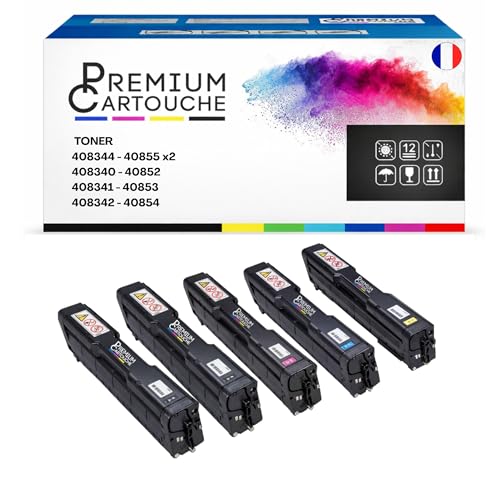 Cartouche Ricoh MC250 toner compatible noir cyan magenta jaune XL