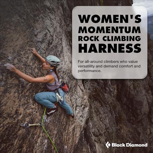 image for BLACK DIAMOND Women’s Momentum Harness Rock Climbing Package | Climb