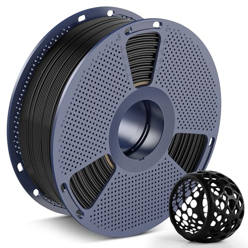 Image of SUNLU TPU 3D Printer Filament 1.75mm,Highly Elastic 90A TPU Filament,Flexible 3D Filament for Fast Printing,Dimensional Accuracy + /- 0.03mm,Suitable for Most FDM 3D Printers.1KG (Black).