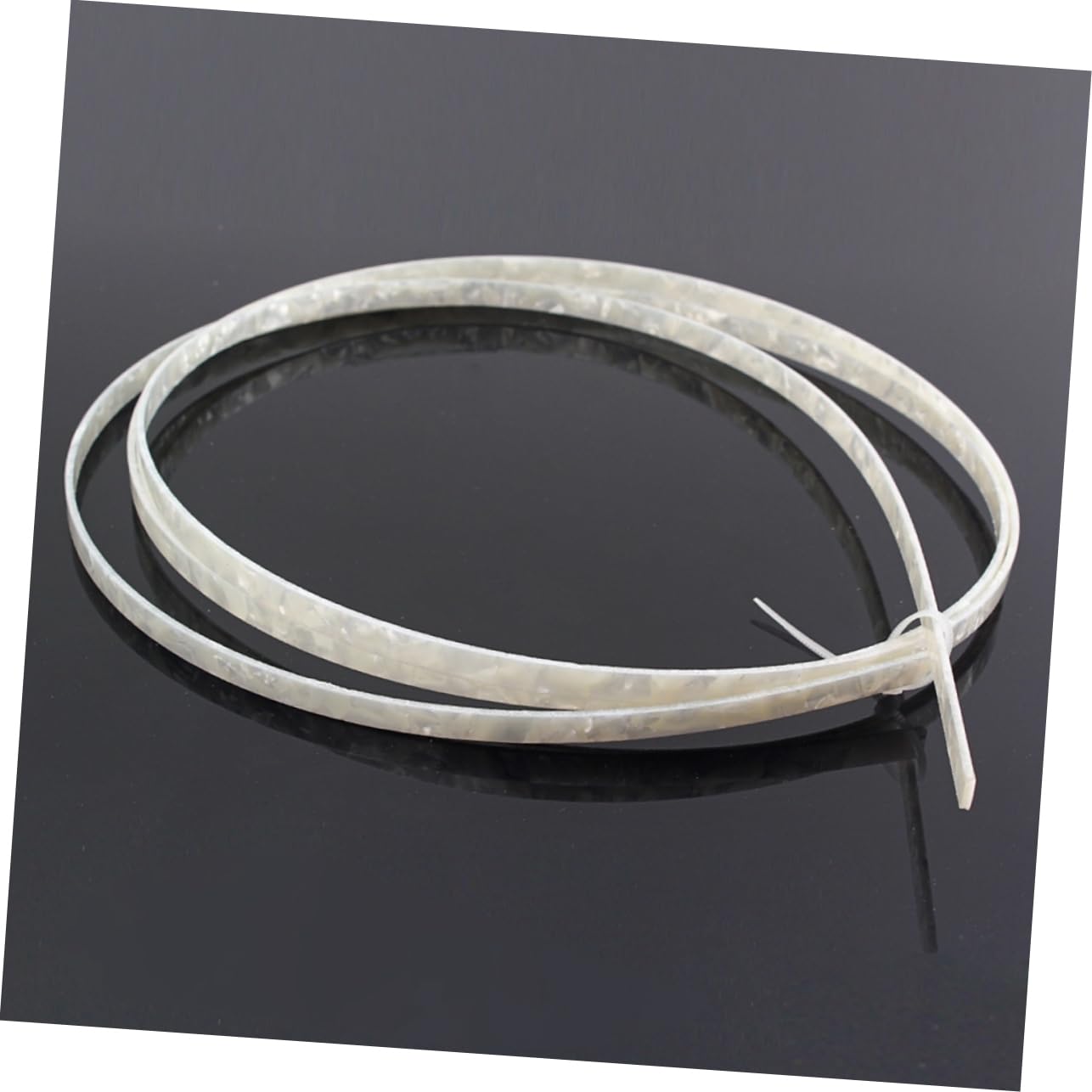 Sosoport White Guitar Binding Strips Durable for Acoustic Classical Guitar Ukulele Mandolin DIY Projects Luthier Supplies