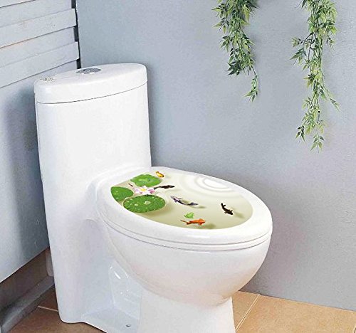 JAAMSO ROYALS sea Creatures Toilet & Bathroom Wall Sticker (33CM x 39CM) M2-1009 1