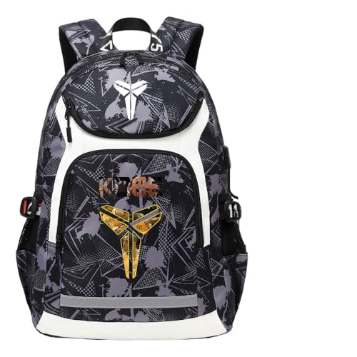 Sac à dos de grande capacité Mode Kobes pour transporter livres et PC L