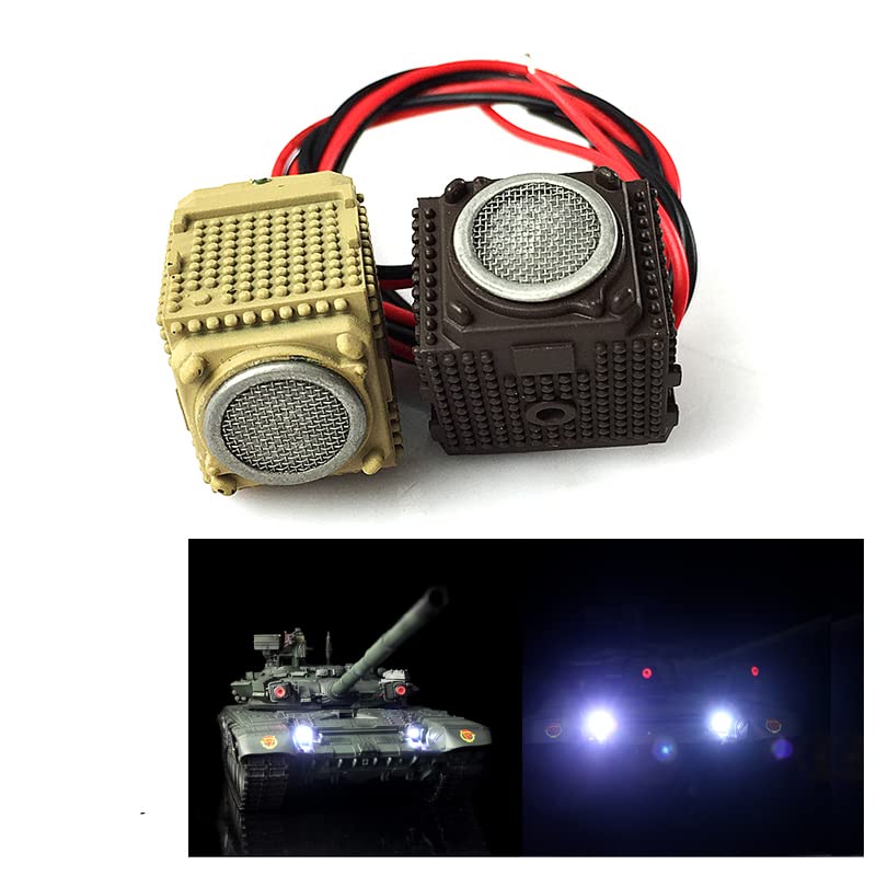 HL US in Stock Heng Long 1/16 6 3938 Model Russia T90 RC Tank Part Red Black Eyes Upgraded