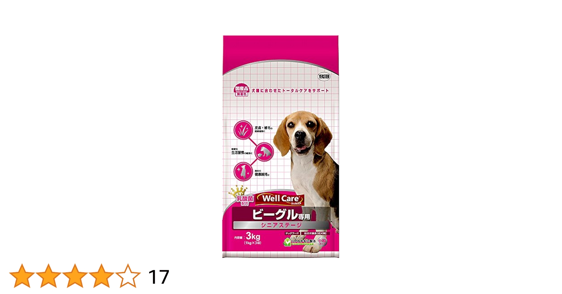 Amazon.co.jp: ウェルケア シニアステージ ドッグフード