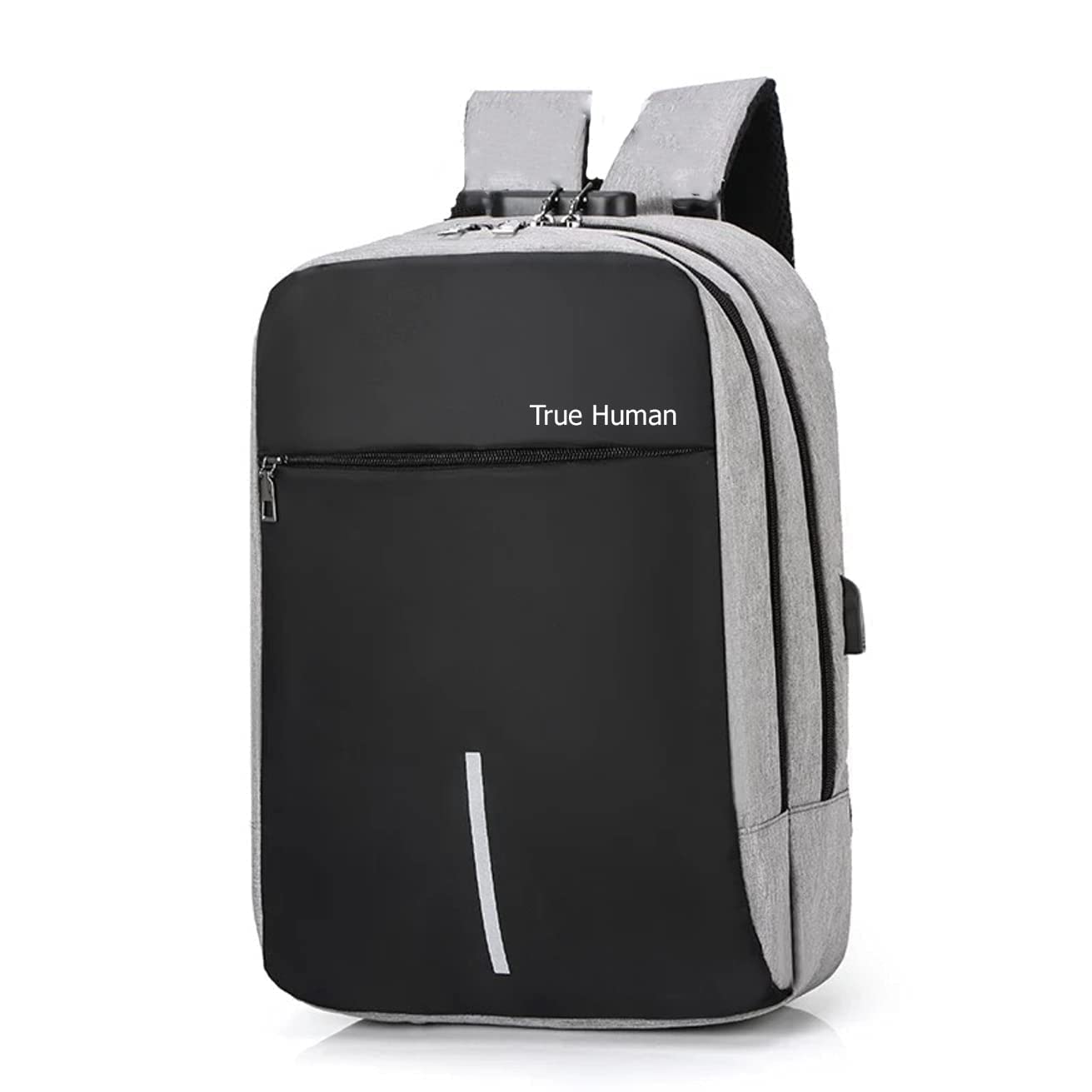 true human TRUE HUMAN® Anti-Theft backpack with USB charging port with anti-theft pockets, Laptop bag/office bag/travel bag for men and women-picture-45
