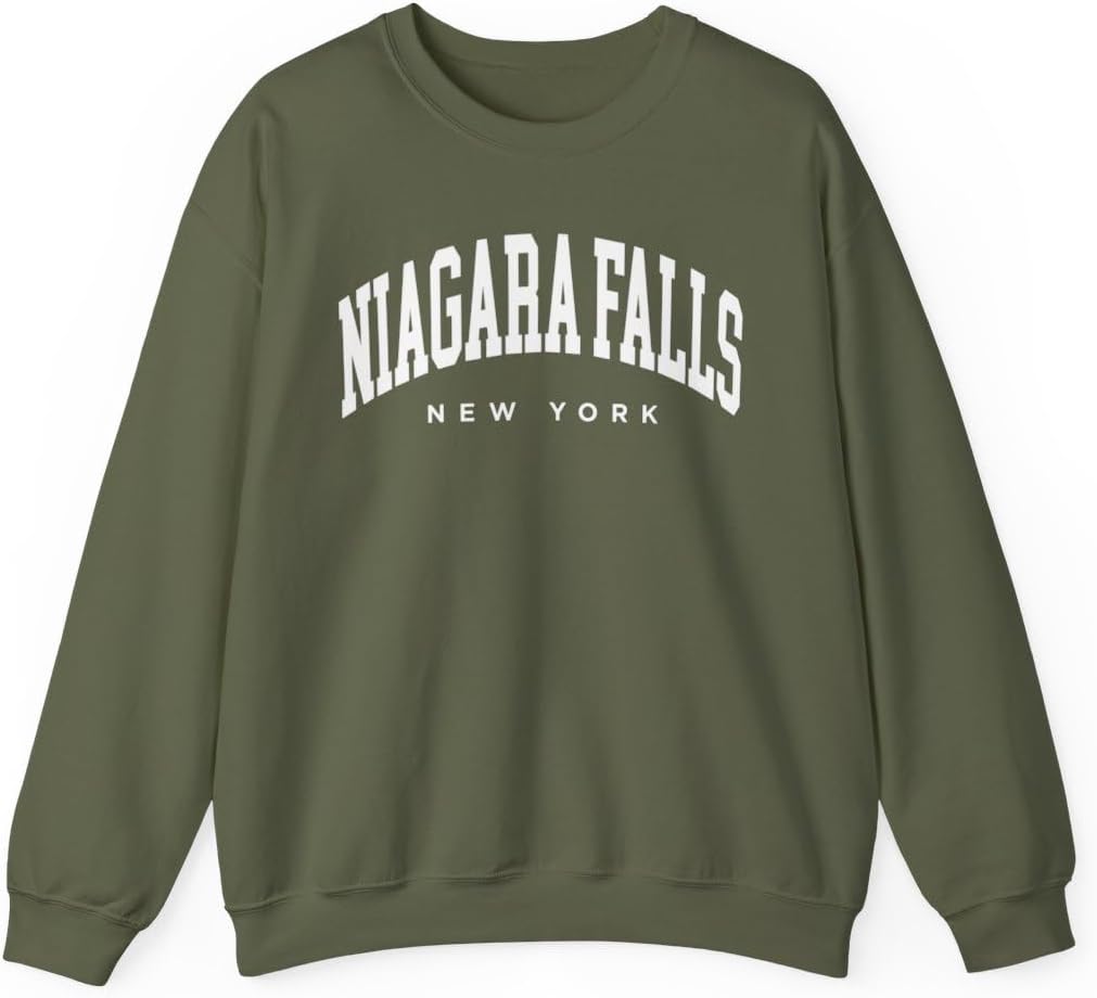 Niagara Falls New York Adult Unisex Crewneck Sweatshirt