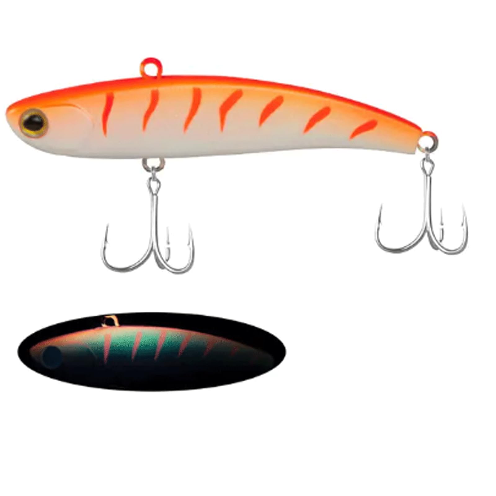 IvyLoutish Fishing Lure Bait 80mm 17g Sinking Artificial Vibration Bait Fishing Bait Long Casting Hard Bait for Bass Pike Fishing Tackle Fishing Tackle
