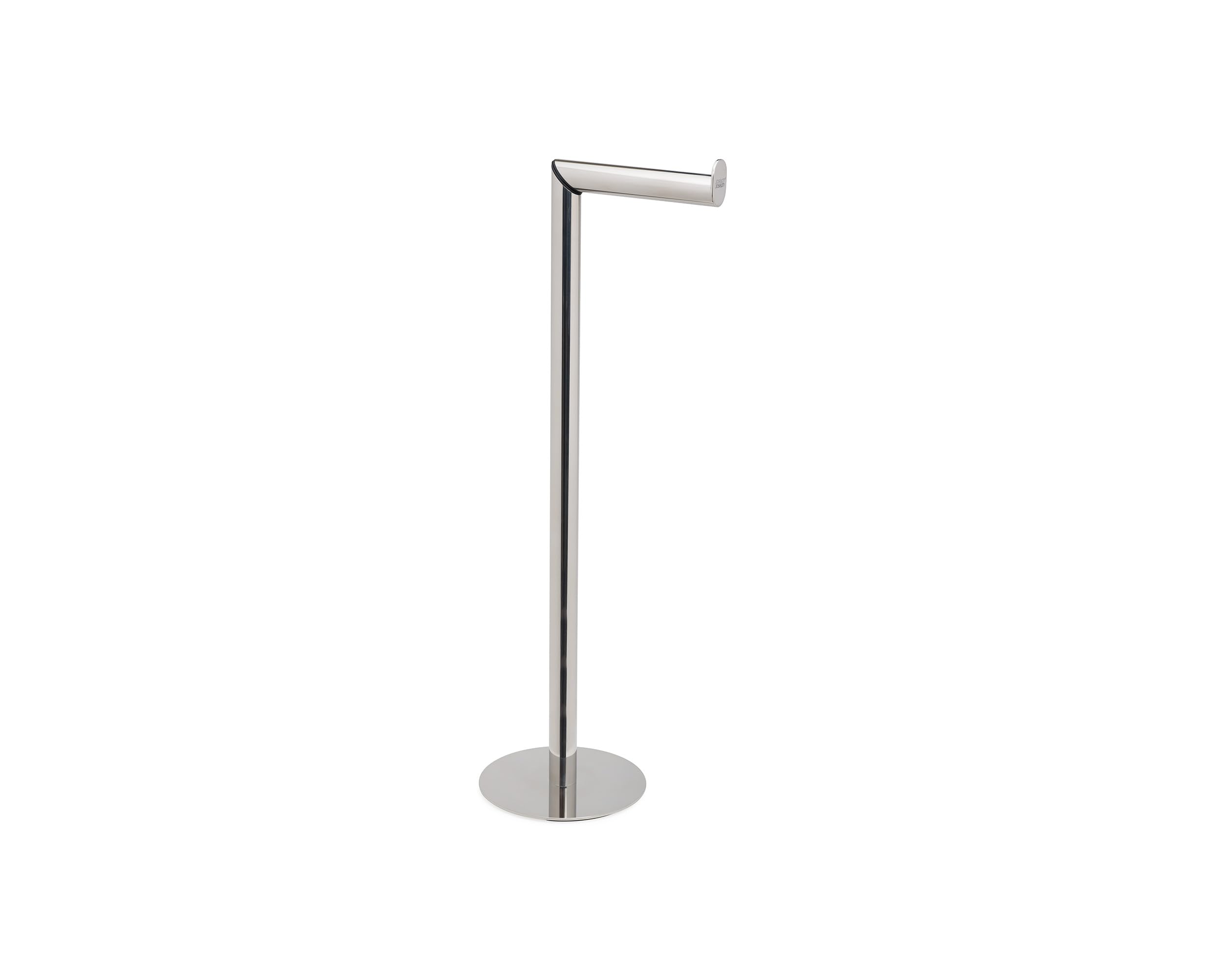 Joseph Joseph EasyStore Luxe 2 in 1 Porta Carta Igienica da Terra, Acciaio Inox, Porta fino a 4 Rotoli