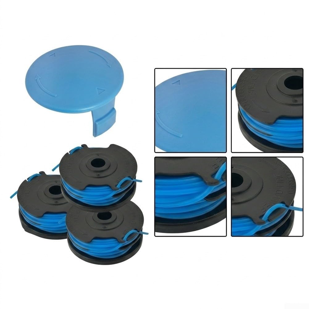Bobina Repuesto Nylon 1.65mm para Cortacésped Bobina Repuesto