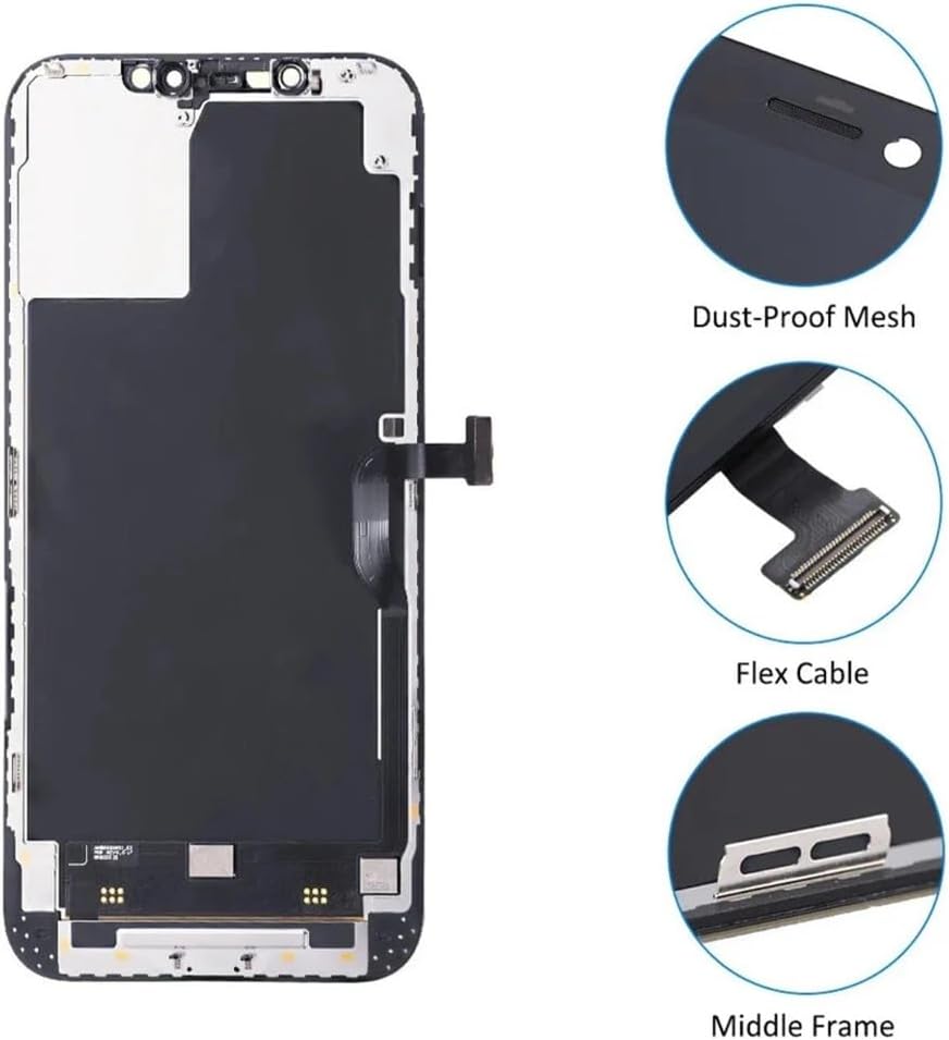 (Original Disassembly New Screen) 6.1" Original for iPhone 12/12 pro Screen Replacement OEM for iPhone 12/12 pro Display Touch Screen Digitizer Assembly with Repair Tool kit