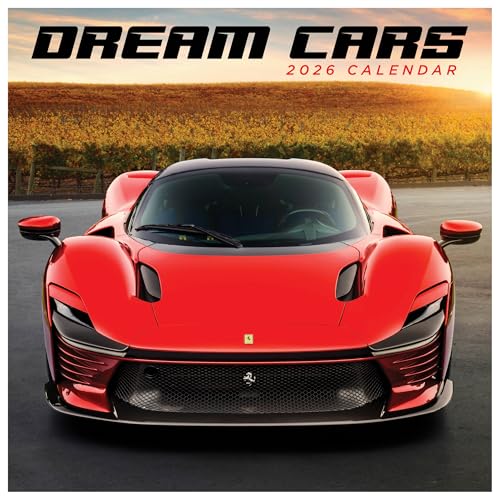 TF Publishing 2026 Dream Cars Calendar