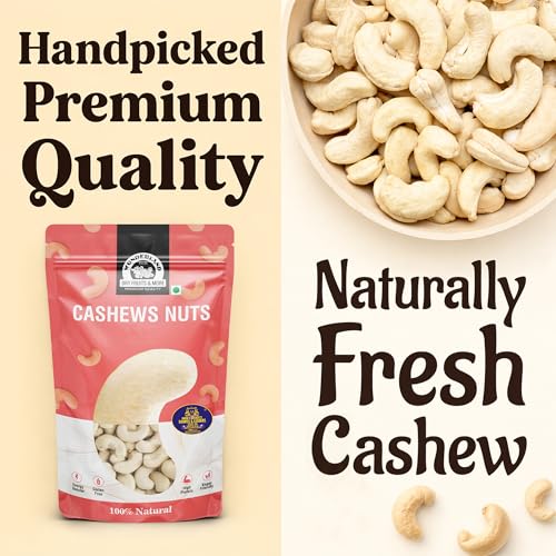 Image of Wonderland Foods 200g Whole Raw Cashew (Kaju) | Delicious & Healthy Nuts