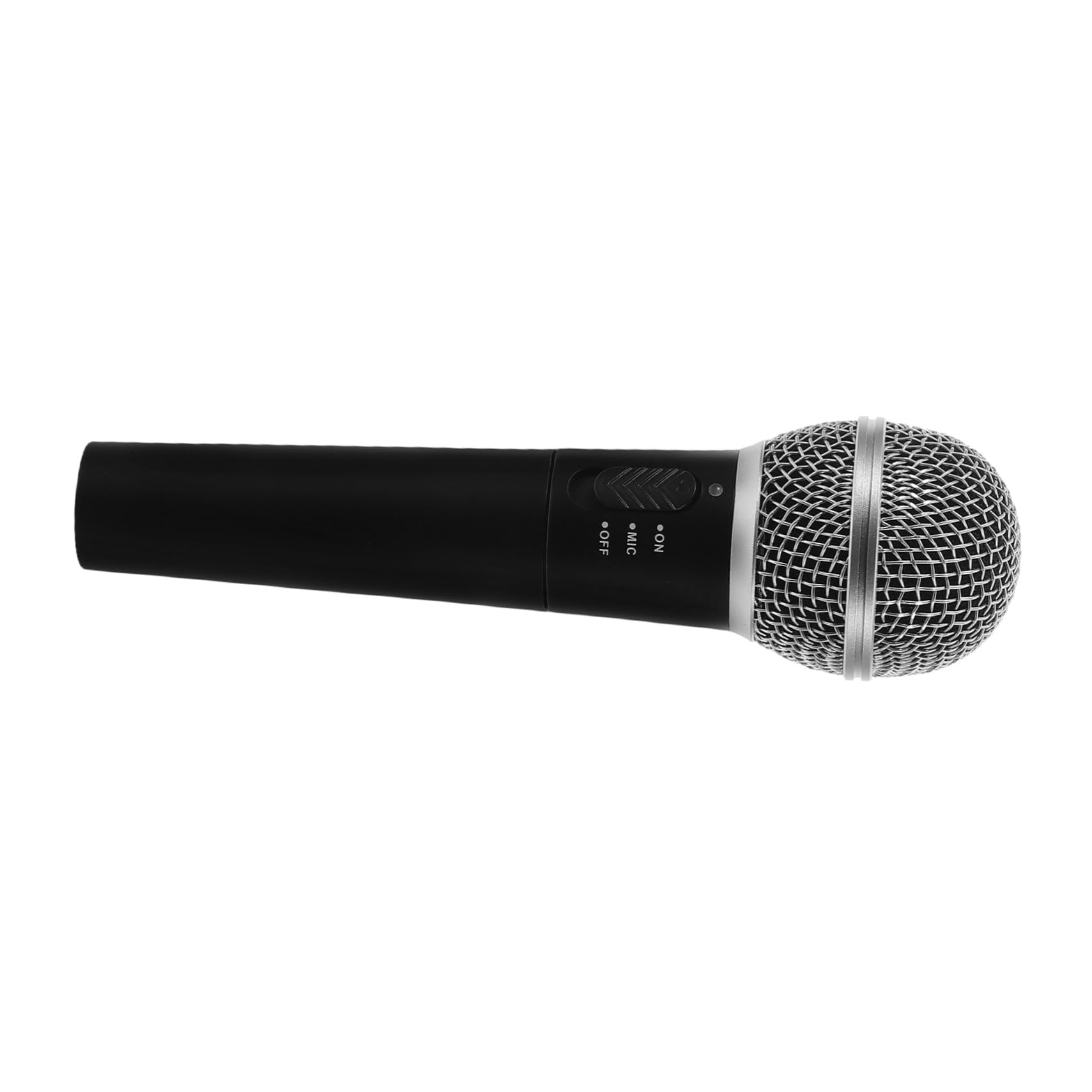 Dynamisches Drahtloses Mikrofon 2.4g 1 Satz für Karaoke Schwarz