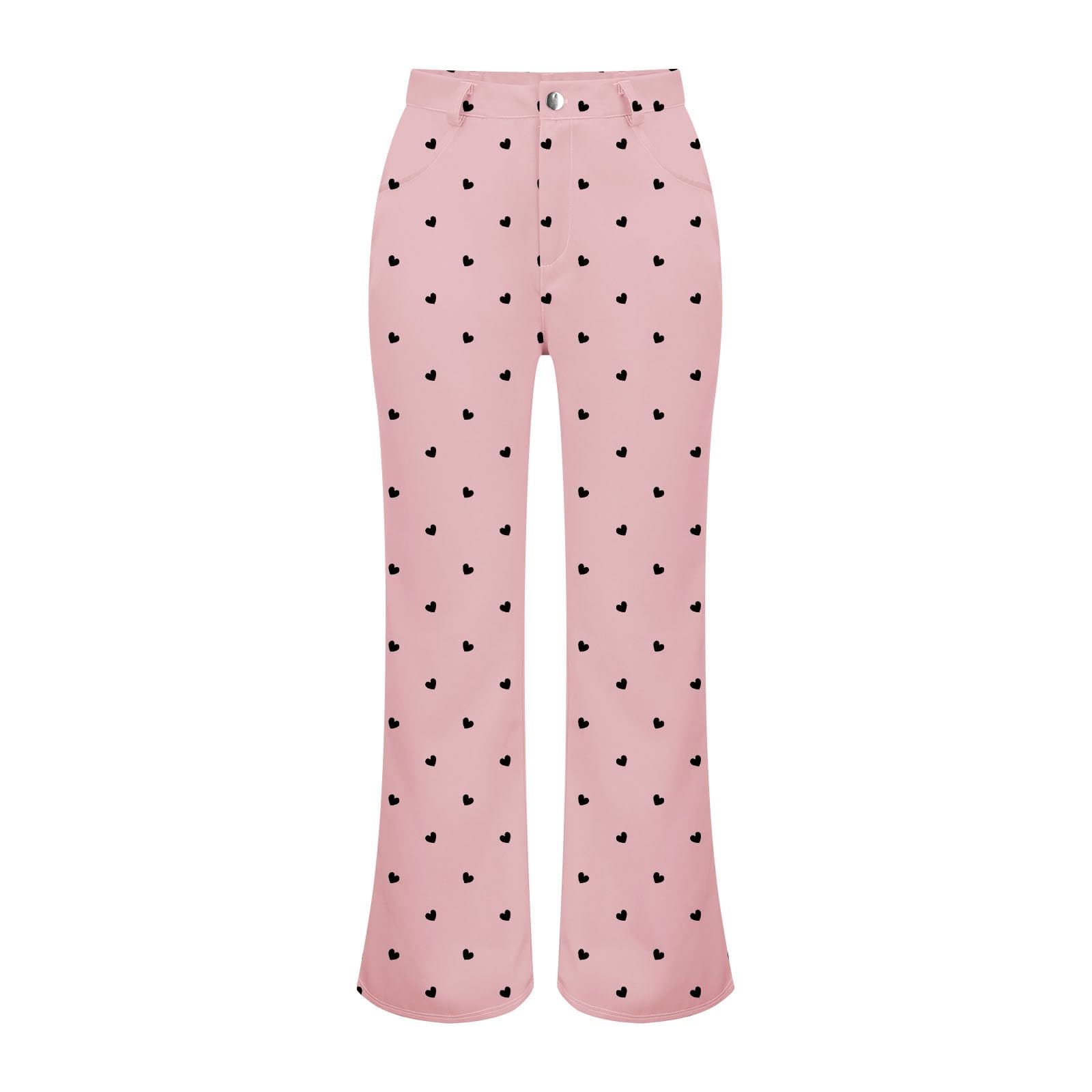 DGZTWLL - Pantaloni da donna casual a gamba larga, con tasche, vestibilità morbida, comfort per spiaggia, vacanze, uscite quotidiane
