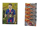 cromos serie oro No va en sobres PEDRI Firmado Nuevo Balón de Oro + 5 Sobres (Normales de actualización) Carta Cromo 2025 2026 La Liga 25 26